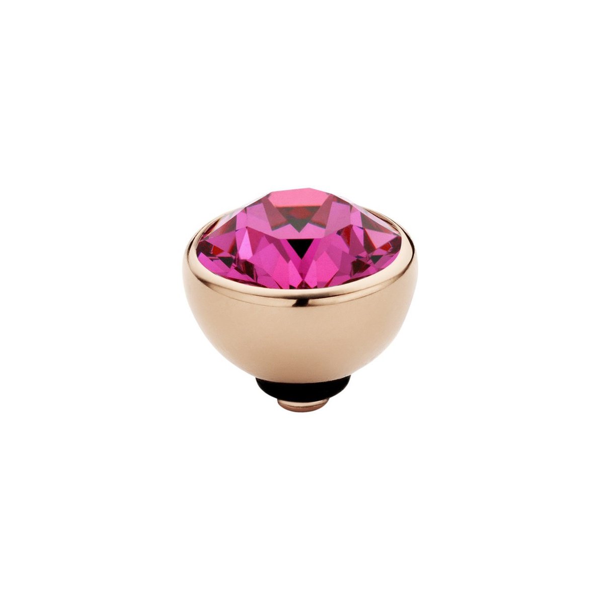 Melano Twisted Season CZ Steentje Fuchsia Rosé
