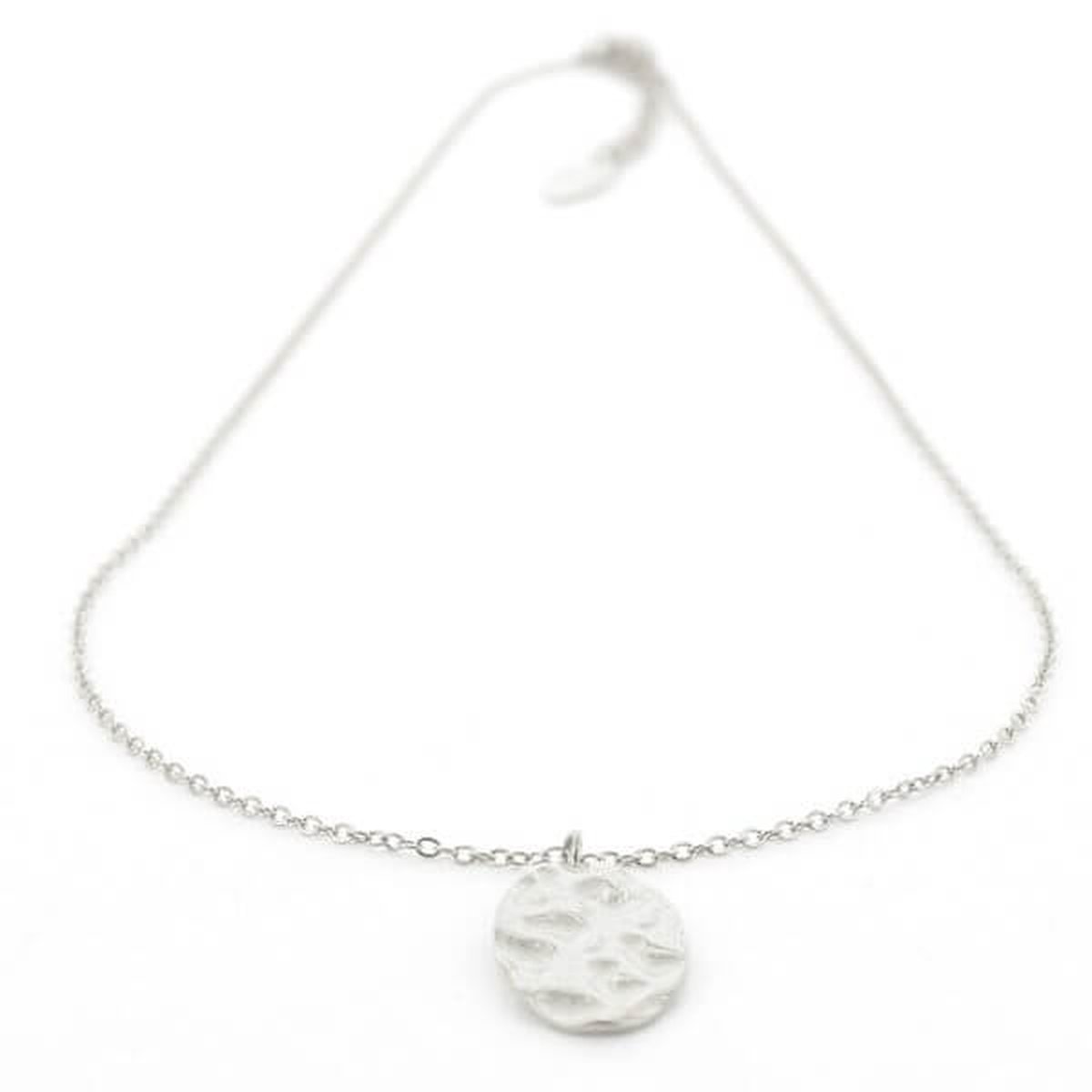 Kalli Ketting Pattern Oval Zilver