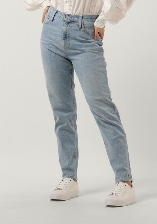 Calvin Klein Mom Jean Jeans Dames - Broek - Blauw - Maat 28 | bol.com