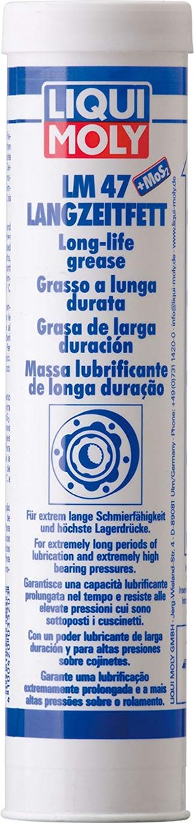 Liqui Moly Duurzaam vet + Mos2 400gram