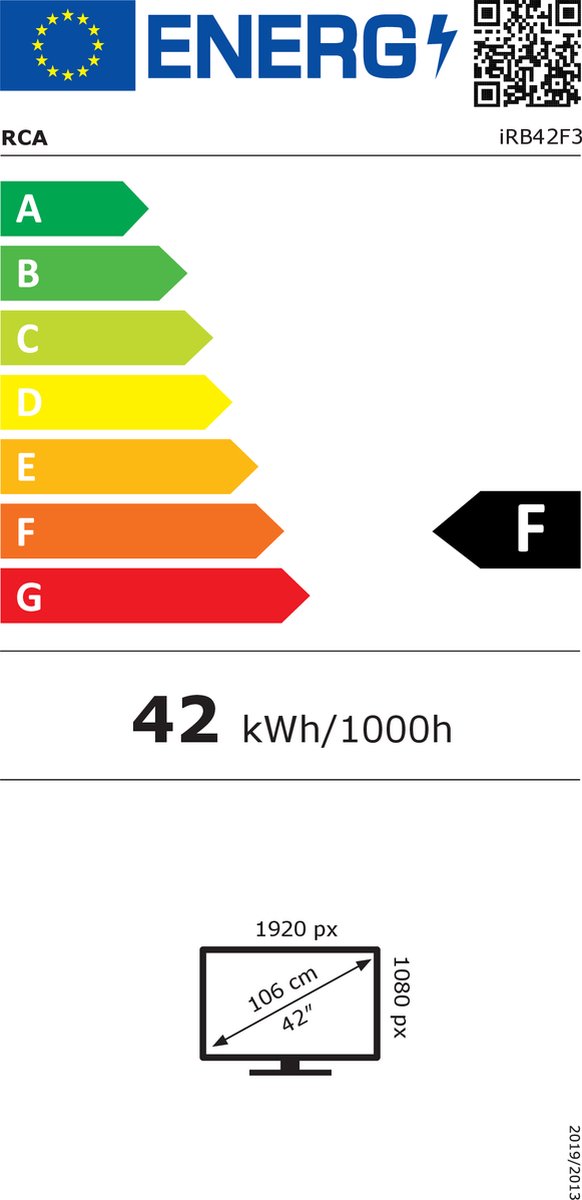 RCA iRB42F3 42 Inch Full HD LED TV - afbeelding 2
