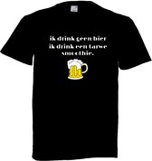 Grappig T-shirt - bier - tarwe - smoothie - feestje - kermis - carnaval - maat M