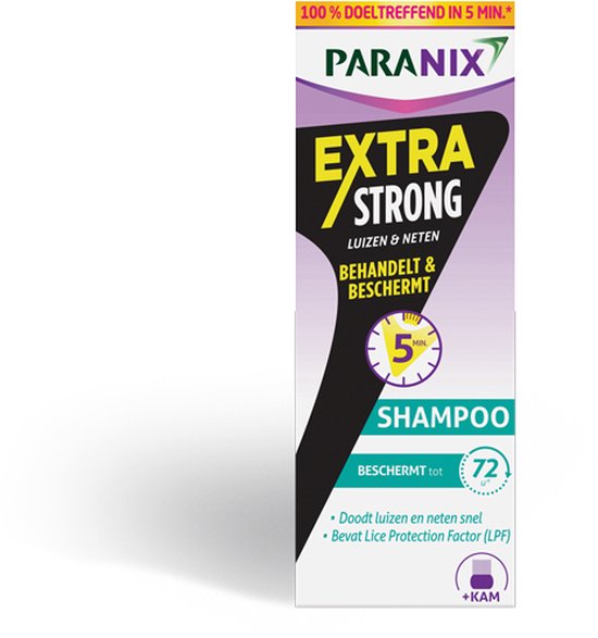 Paranix extra strong 2 x 200ml - luizenshampoo en kam