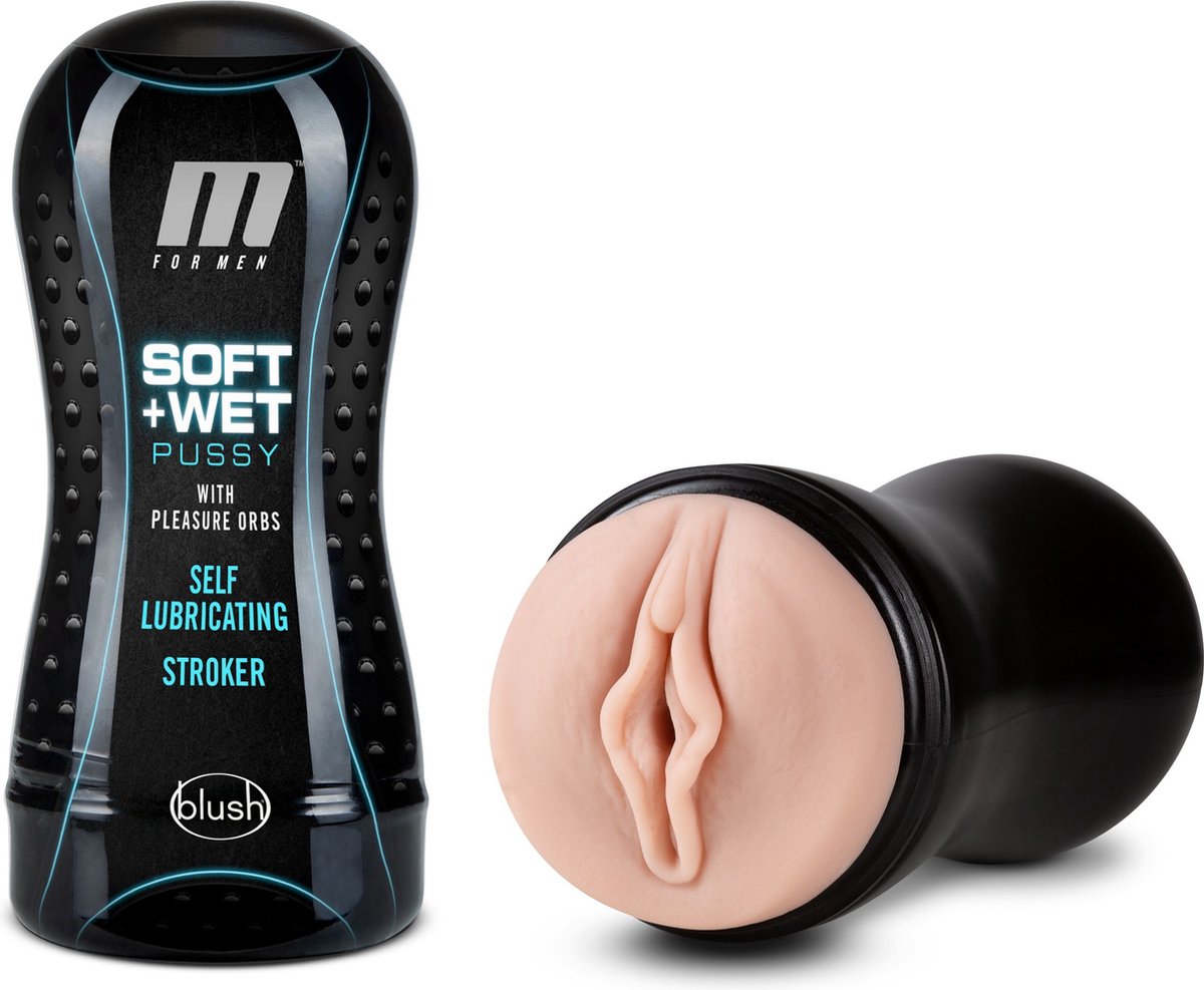 M for Men - Soft and Wet Masturbator Self Lubricating - Noppen