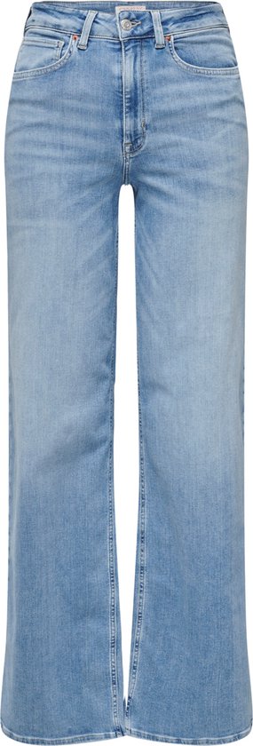 ONLY ONLMADISON BLUSH HW WIDE DNM CRO371 NOOS Dames - Maat L X L30