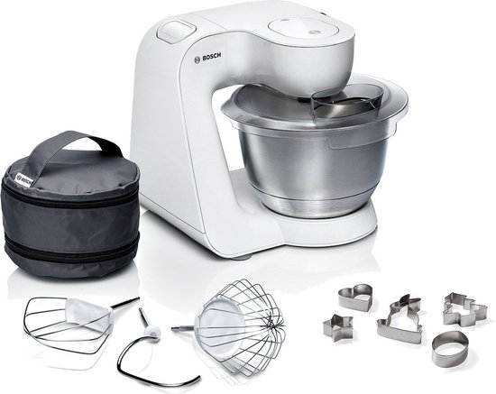 BOSCH Keukenmachine - MUM5 - Vermogen: 700 W - Standen: 4 - Inhoud: 3,9 L - 3D roersysteem "Multi-motion-drive"