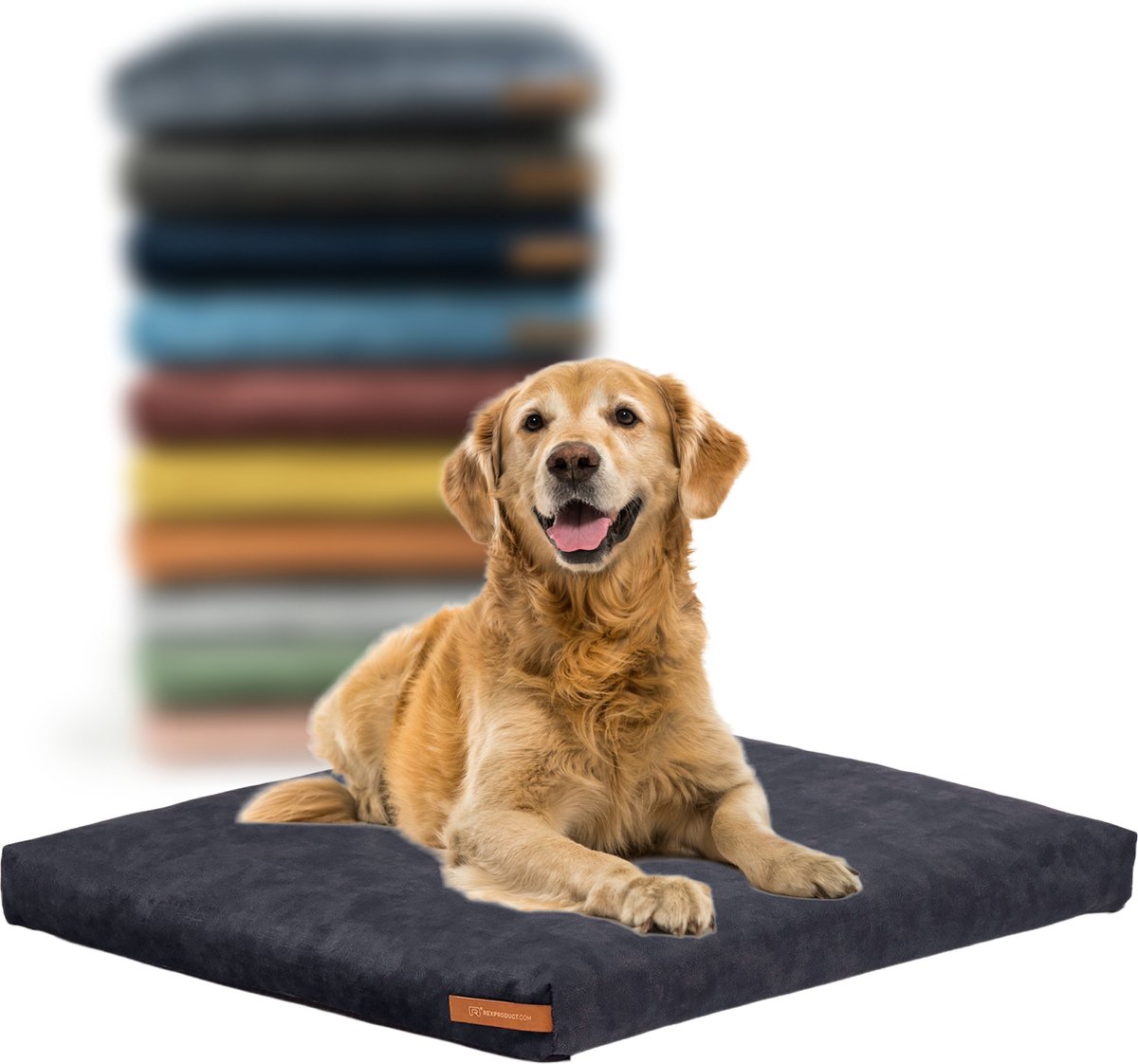 Bol.com Rexproduct Dierenkussen – Hondenmand – Kattenmand - Hondenbed - Kattenbed - Anti slip kussen – Kattenkussen – Hondenkuss... aanbieding