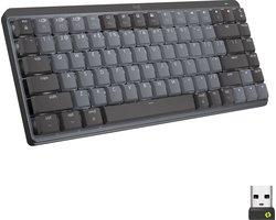 Logitech Mx Mini Draadloos Mechanisch Gamingtoetsenbord Engels Grijs
