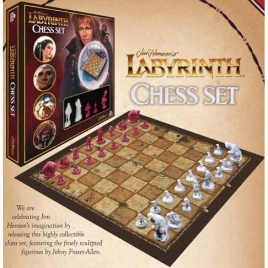 Afbeelding van het spel Schaken Labyrinth Chess Set - Jim Henson - collectors edition
