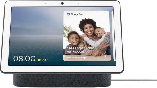 Google Nest Hub Max | Smart Speaker met scherm |Charcoal | EU versie - Google Nest