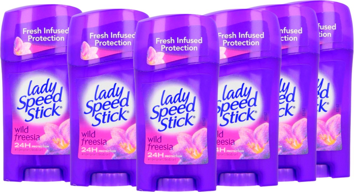 Lady Speed Stick Wild Freesia Deodorant Stick 6 x 45g Deodorant