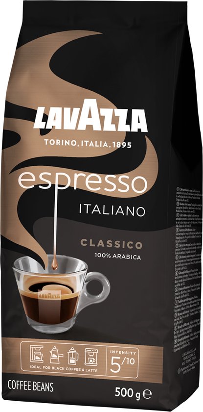 LAVAZZA - Café Espresso Barista Perfetto - Café Grain - 100 % Arabica -  Italien - Intensité 6 - 2 Paquets de 1 kg