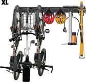 Fiets ophangsysteem voor fietsen accessoires en garage tools - fietsrek - fietslift - muurbeugel fiets - fietshaak - fiets ophangbeugel - fiets - inclusief schroeven en pluggen