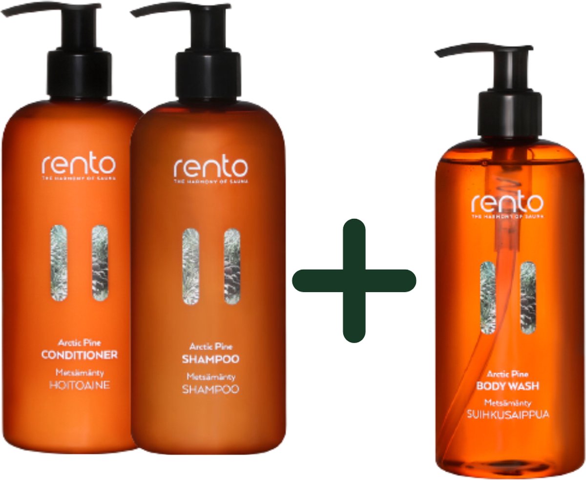 Rento Shampoo en Conditioner + Bodywash