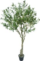 Greenmoods Kunstplanten - Kunstplanten - Kunst Olijfboom - Zijde - 200 cm