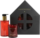 Countryfield - Elegance - Gift box - hand wash & kaars - rood