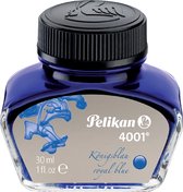 Vulpeninkt Pelikan 4001 30ml koningsblauw - 12 stuks