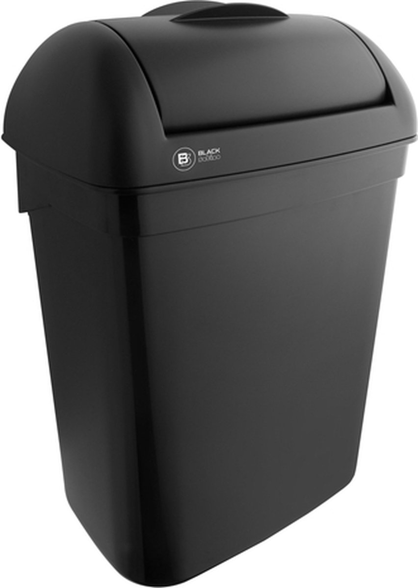 Afvalbak blacksatino hygienebox 8l zwart 332170 | 1 stuk