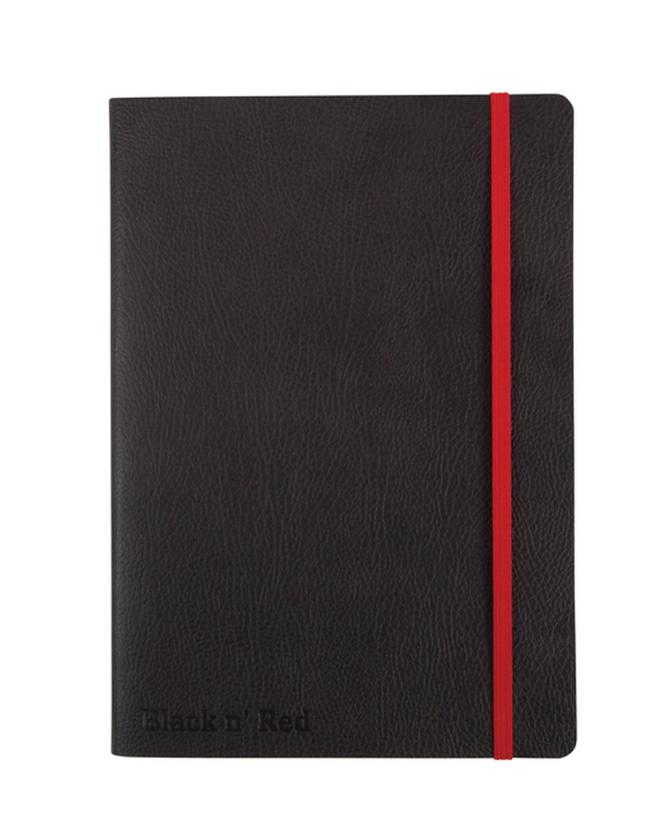 Notitieboek oxford black n' red a5 business 72v ln | 1 stuk | 5 stuks