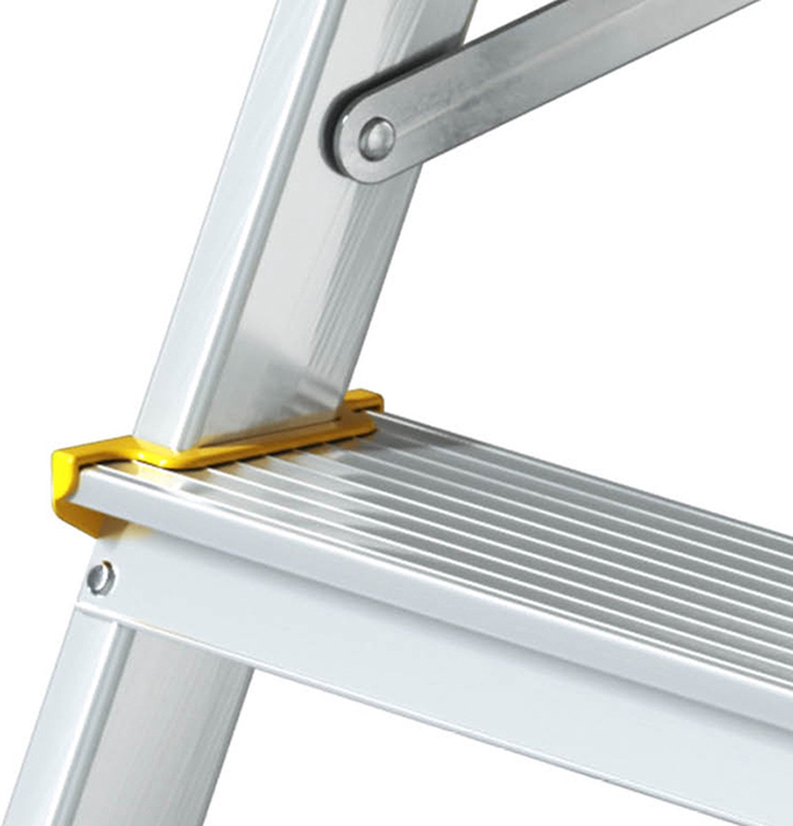 Escalo - Aluminium huishoudtrapje - Steppy - 2 x 4 treden - 150 kg