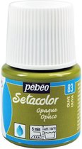 Pebeo setacolor opaque - 83 olive 45 ml