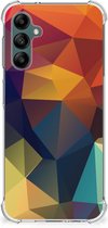 Hoesje maken Geschikt voor Samsung Galaxy A14 5G GSM Hoesje met doorzichtige rand Polygon Color