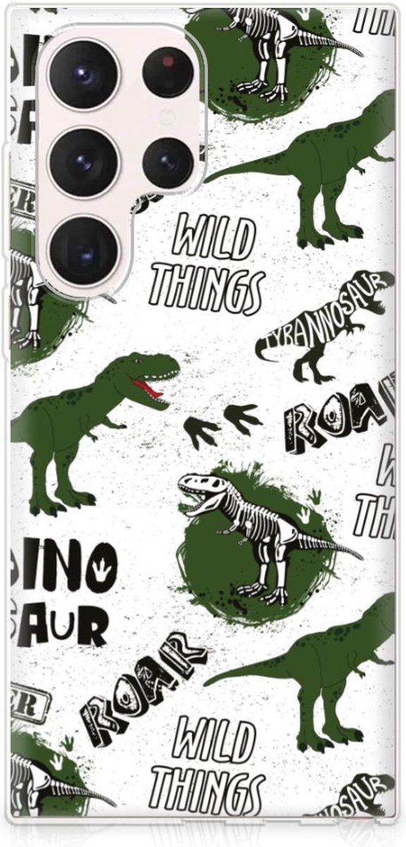 TPU Hoesje voor Samsung Galaxy S23 Ultra Dinosaurus