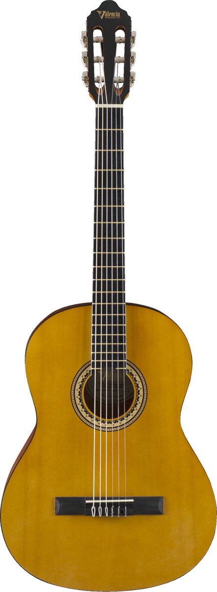 Valencia VC204H Natural - 4/4 Klassieke gitaar
