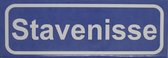 Aimant pour réfrigérateur, panneau de nom de lieu Stavenisse.