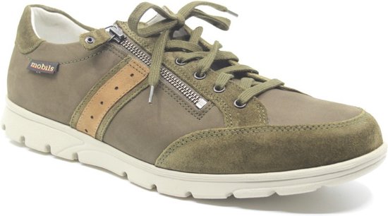 Foto: Mephisto kristof 3694 25566 25542 khaki sneaker wijdte h