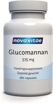 Nova Vitae - Glucomannan - Konjac - afvallen - 575 mg - 180 capsules - eetlustremmer