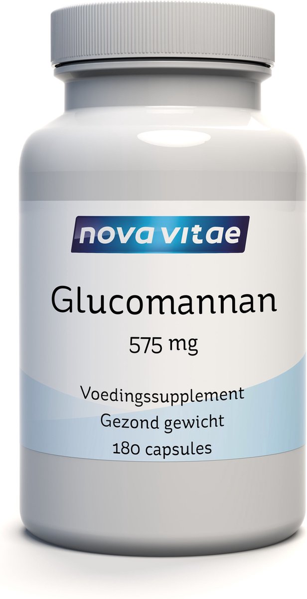 ik ben gelukkig oogst Jane Austen Nova Vitae - Glucomannan - 575 mg - 180 capsules | bol.com