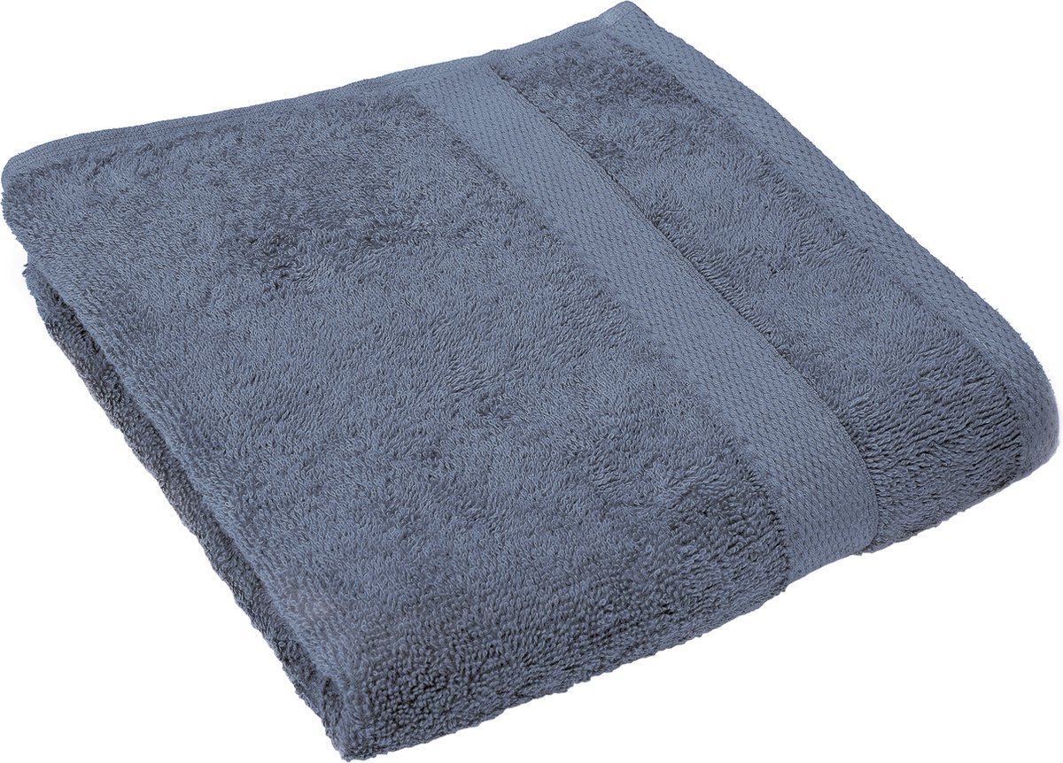 Handdoek - 70x140 cm - Blauw - 450gr/m² - Extra zacht
