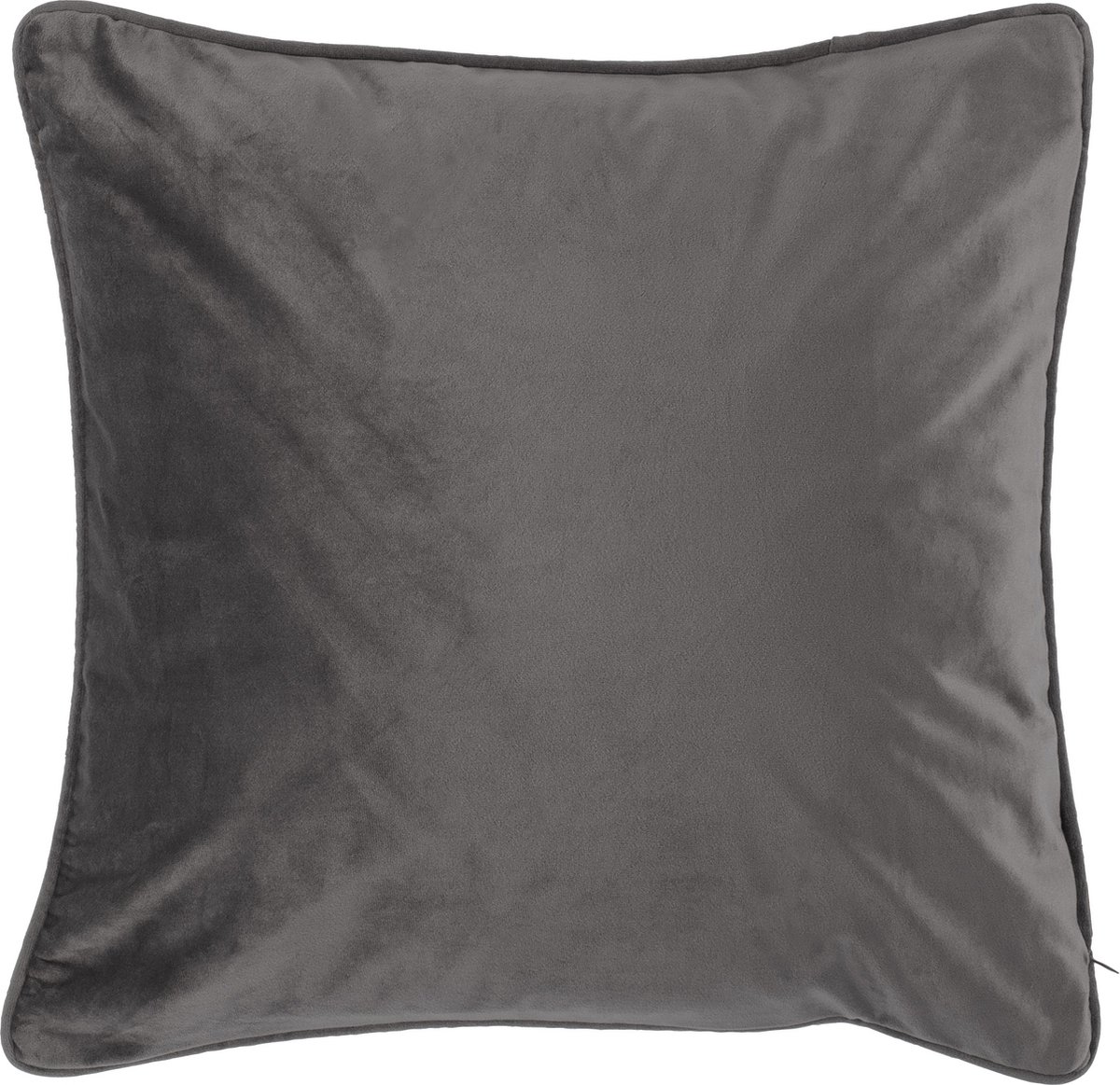 Tiseco Home Studio Sierkussen Velvet - Antraciet - Default