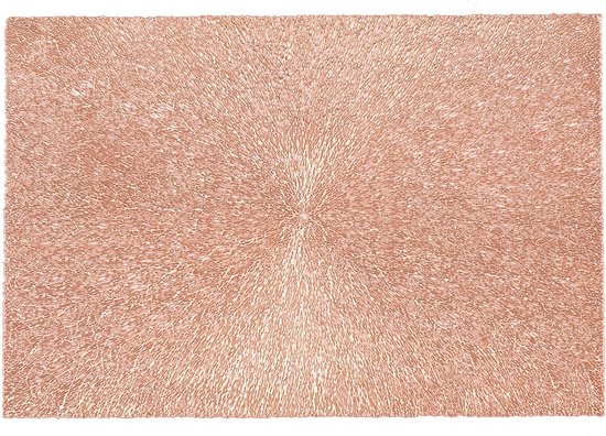 Set de table CAPELINNI rectangulaire, SET/6, 45x30cm, rosegold