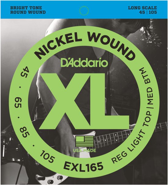 D’Addario EXL165 basgitaarsnaren – 45-105
