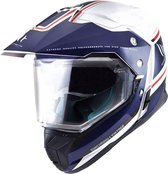 MT HELMETS Synchrony Duo Sport Vintage Converteerbare Helm -Gloss Pearl / Blue / Red S