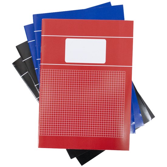 Pigna, Maxi Notizbuch Tier, A4 21x29,7 cm, 80 Seiten Vorsatzblatt, 80 g/m² Papier, innen 0C, liniert mit Rand, Assorted Covers, 10 Stück