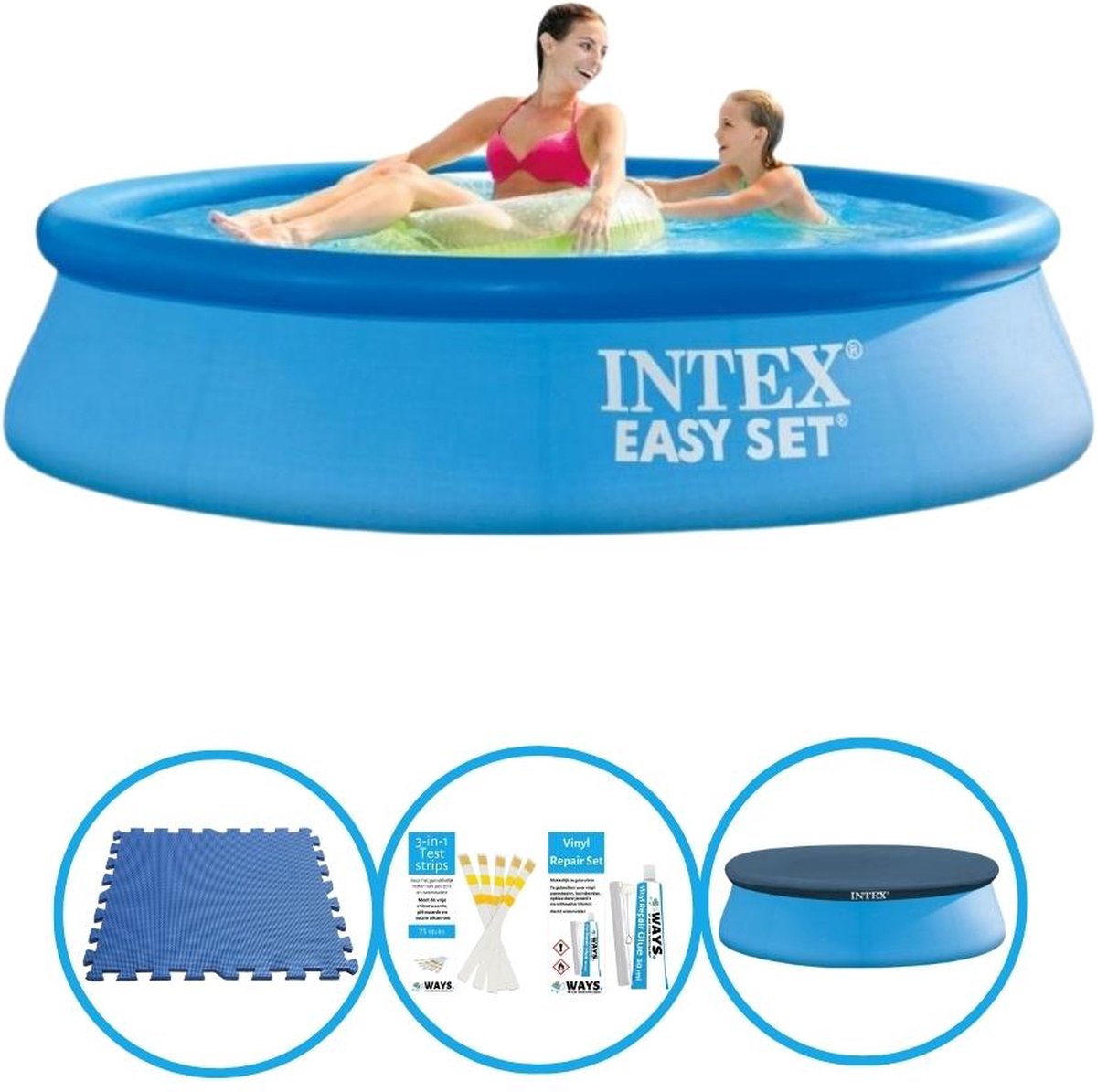 Piscine Easy Set - Accessoires inclus - 305x61 cm