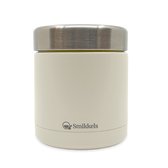 Smikkels - Thermos Lunchbox - Lunchbakje Kind - 350ml - Lunchpot school - Babyvoeding - Thermos voedselcontainer - Food jar - Snackbakje - Zacht wit