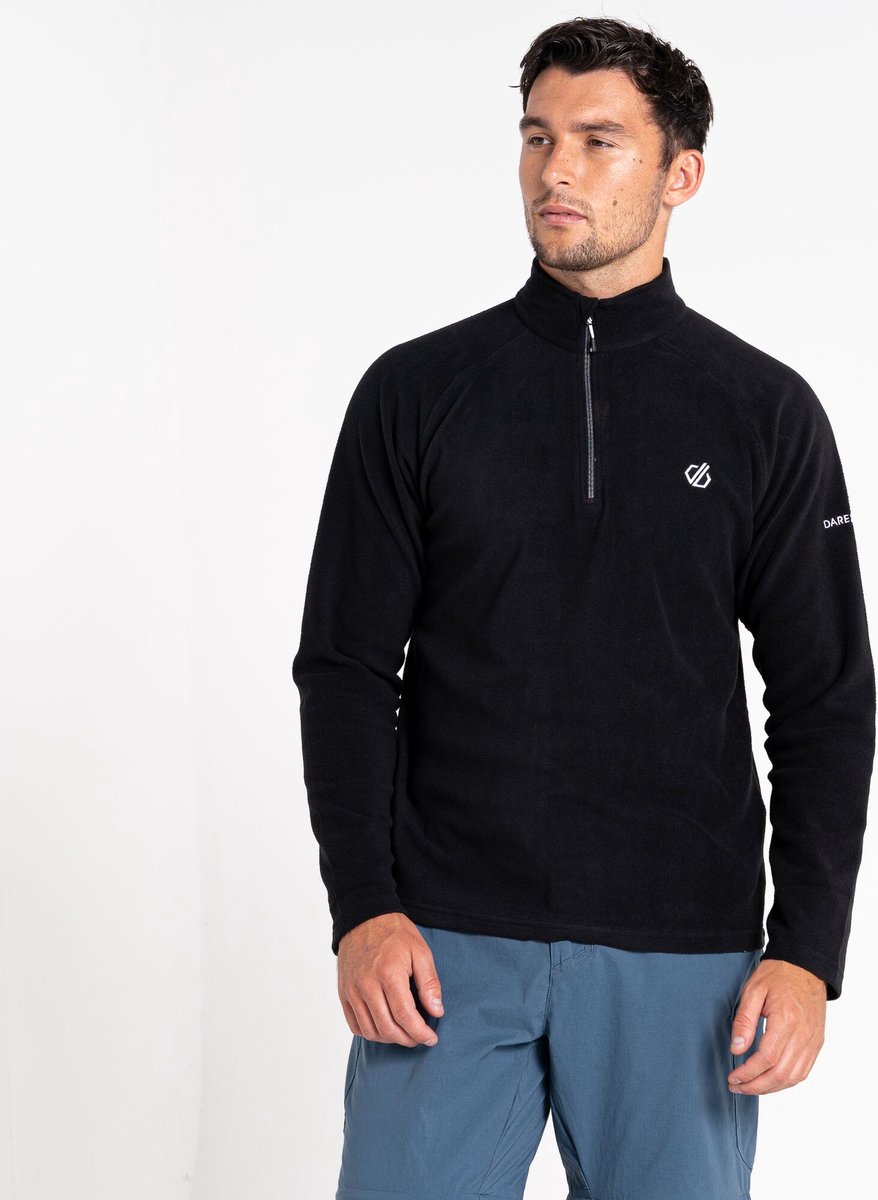 Dare2B Freethink II Heren Fleece met halve rits voor Heren Zwart