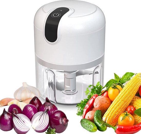 Draagbare USB Foodprocessor - Oplaadbare Keukenmixer - 250 ML Capaciteit - Geschikt voor Babyvoeding , Groente en Smoothie - Mini Blender - Blender To Go - Voor Onderweg van FlinQ — afbeelding 3