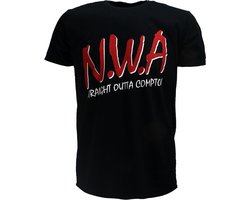 N.W.A. Straight Outta Compton T-Shirt Zwart - Officiële Merchandise