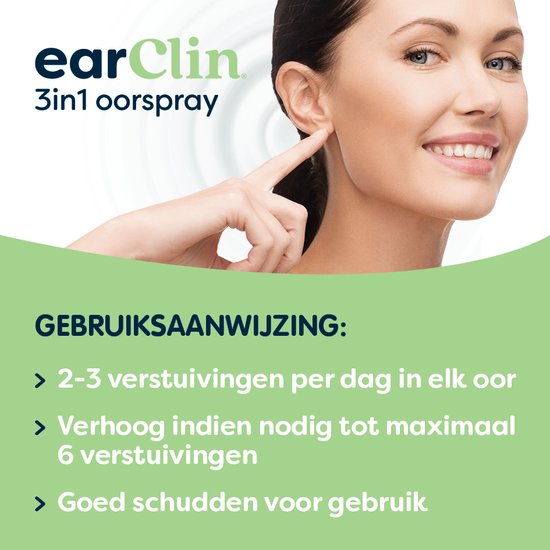 earClin Oorspray 3in1