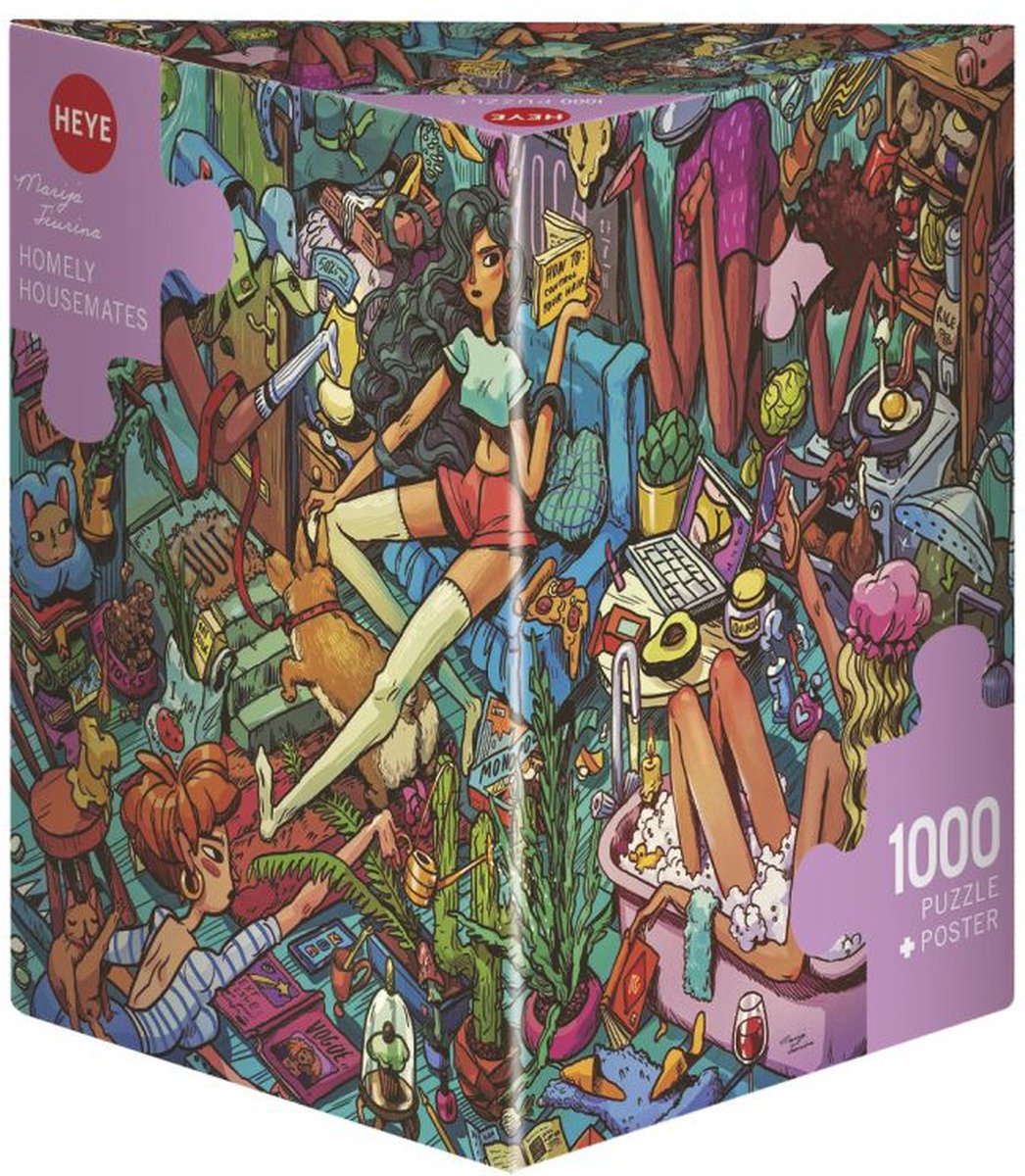 Heye Puzzel Homely Housem. 1000 3hkg..