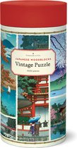 Vintage Puzzel Japanese Woodblocks - Cavallini & Co - Legpuzzel 1000 stukjes