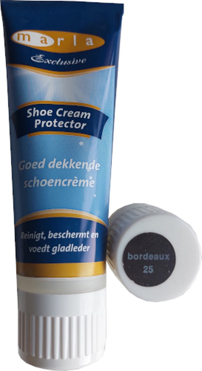 Marla Shoe Cream Protector Tube - Bordeaux - 75 ml (Schoenpoets - Schoensmeer)