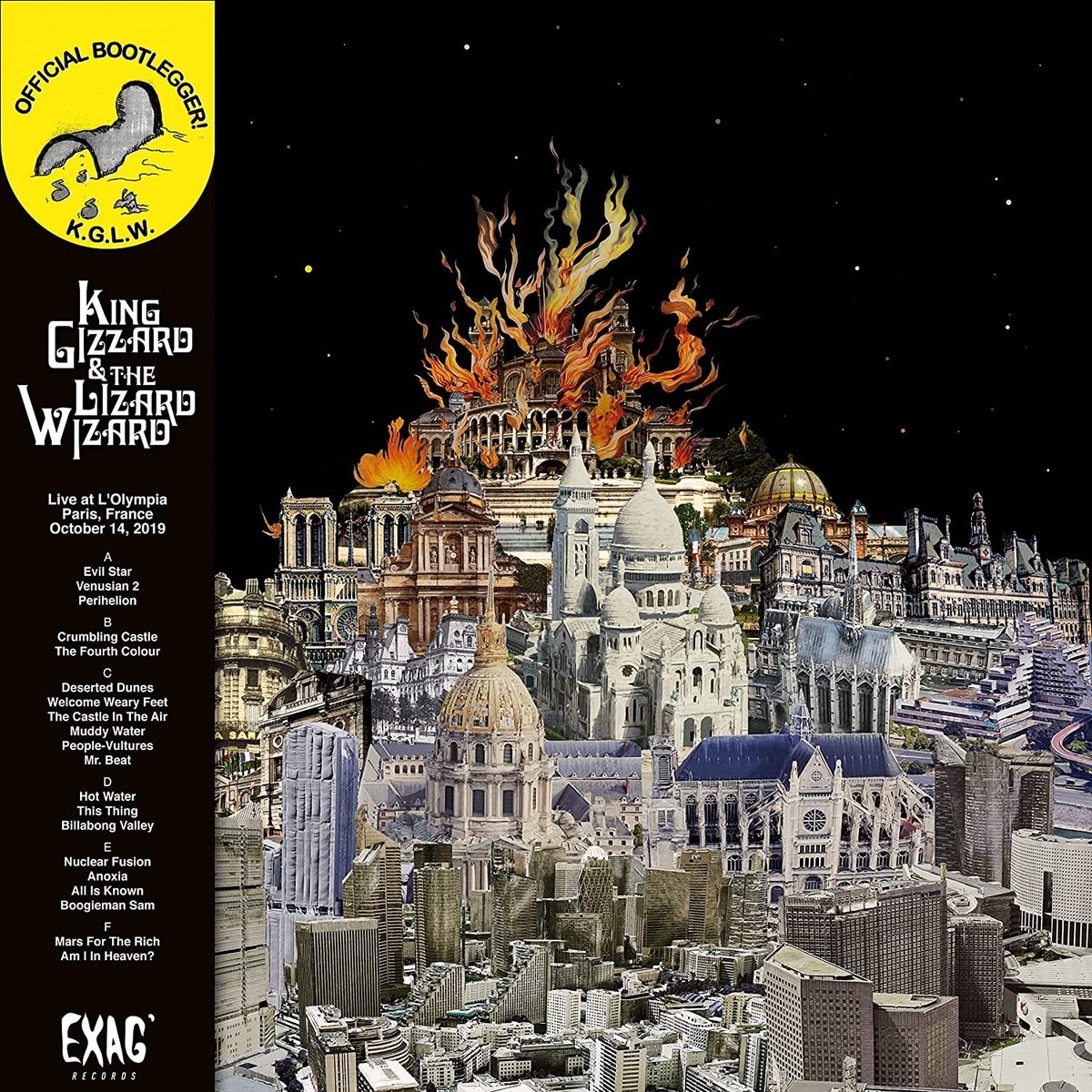 King Gizzard & The Lizard Wizard - Live in Paris (3 LP)