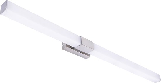LED Spiegelverlichting - Rechthoek 24W - Natuurlijk Wit 4100K - Glans Chroom Kunststof - 1000 mm