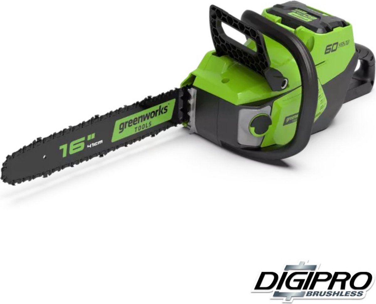 Bol.com Greenworks 60 volt accu kettingzaag GD60CS40 exclusief accu en lader aanbieding